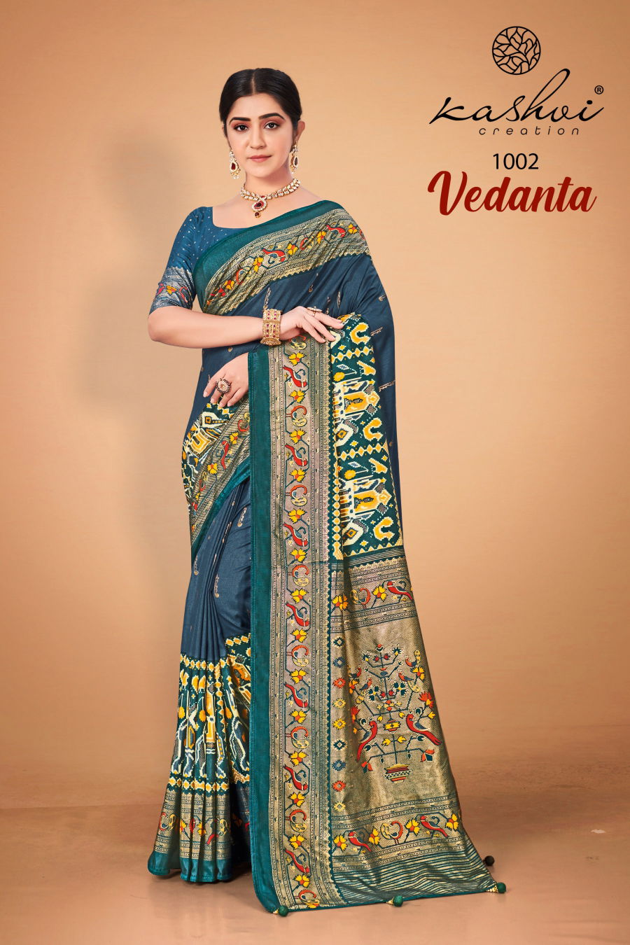 Kashvi Vedanta Colors Wholesale Wedding Sarees Catalog
